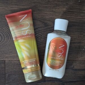 Bath & Body Works In the Sun Body Cream and Lotion Set